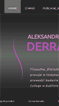 Mobile Screenshot of aleksandra-derra.eu